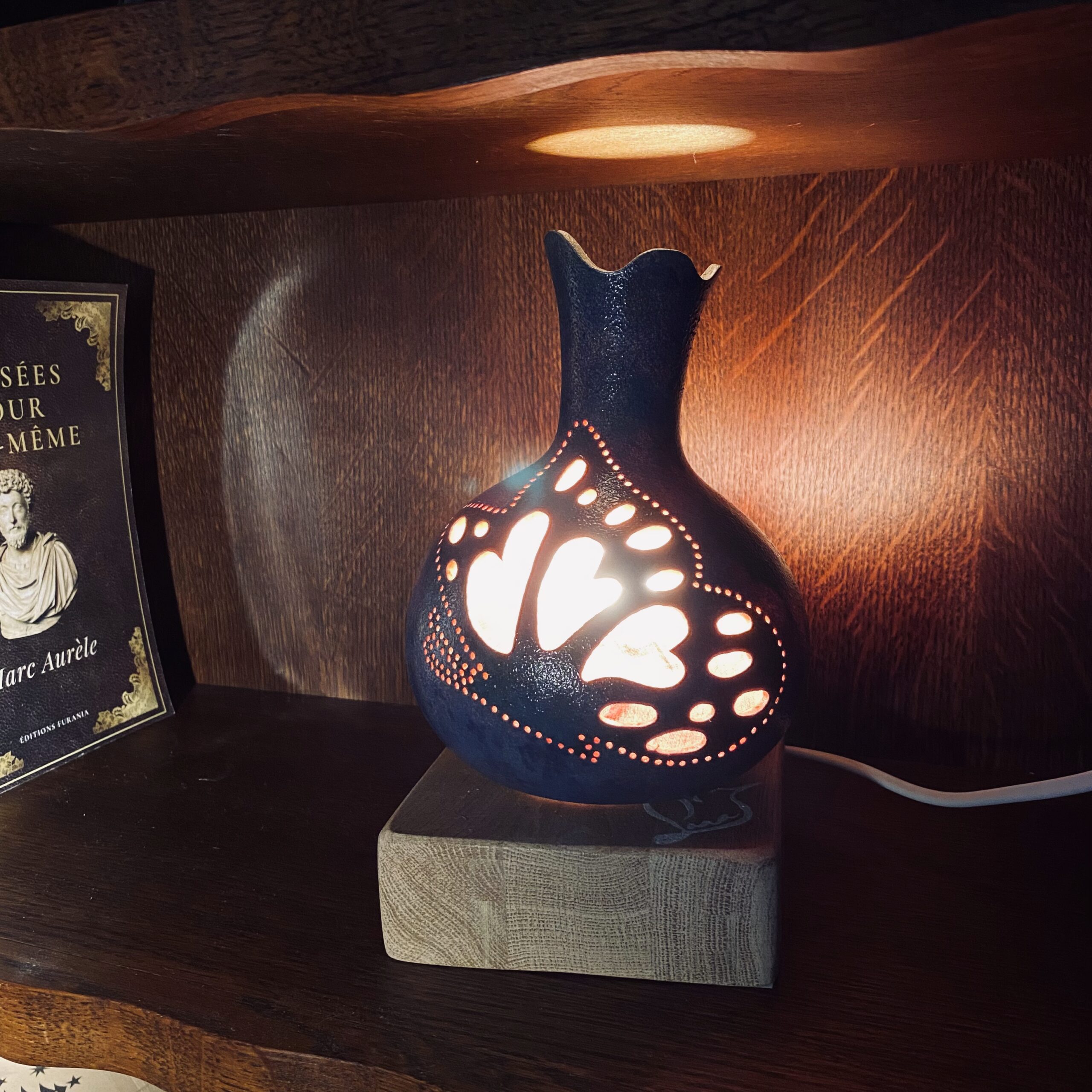 Petite - Motifs papillons - Bleu turquoise et rose