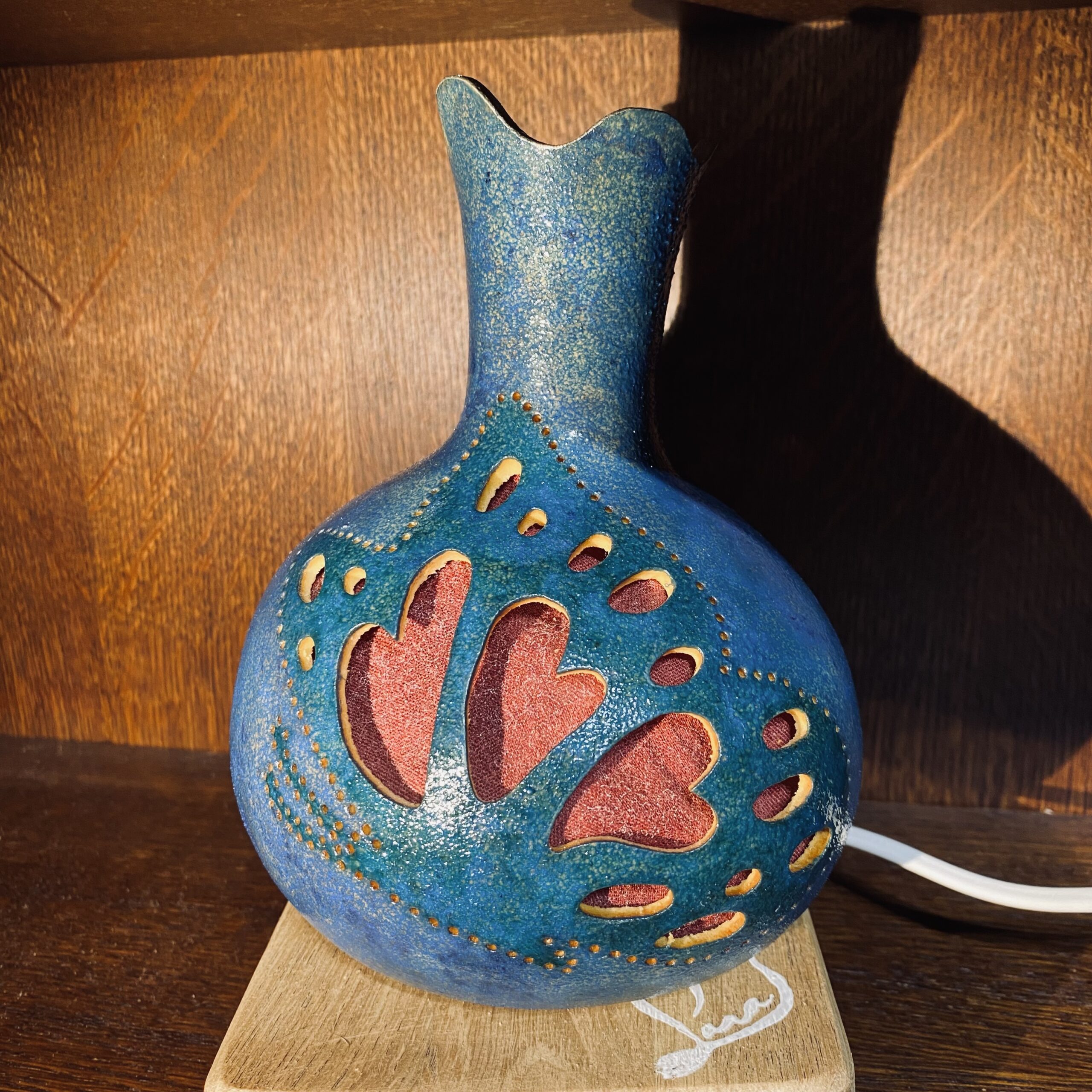 Petite - Motifs papillons - Bleu turquoise et rose – Image 5