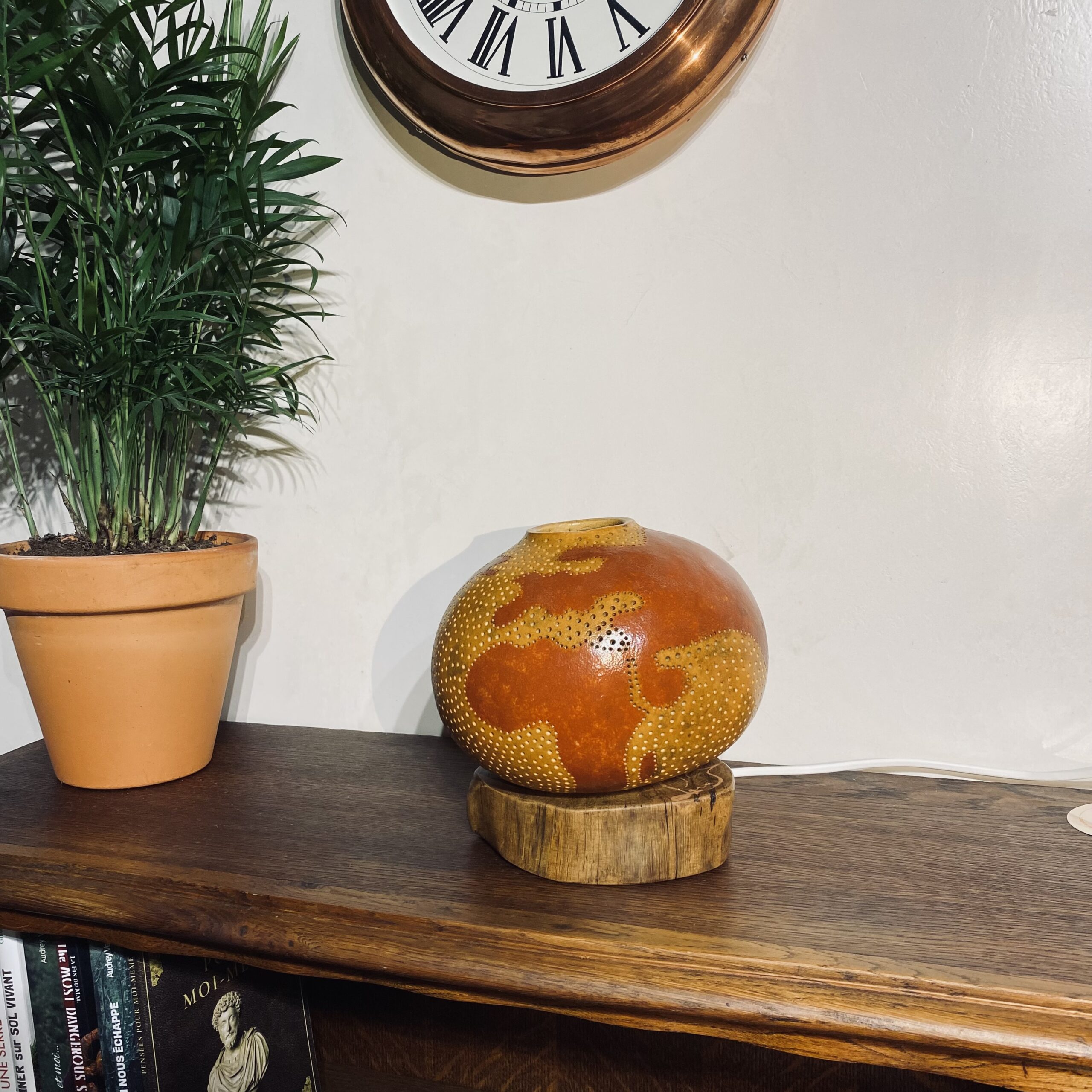 Moyenne - Motif planète - rouge et jaune – Image 4