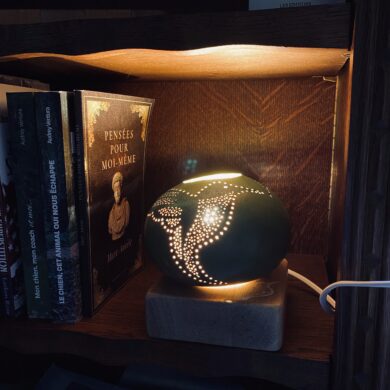 Petite - Motif colibri - tons de vert