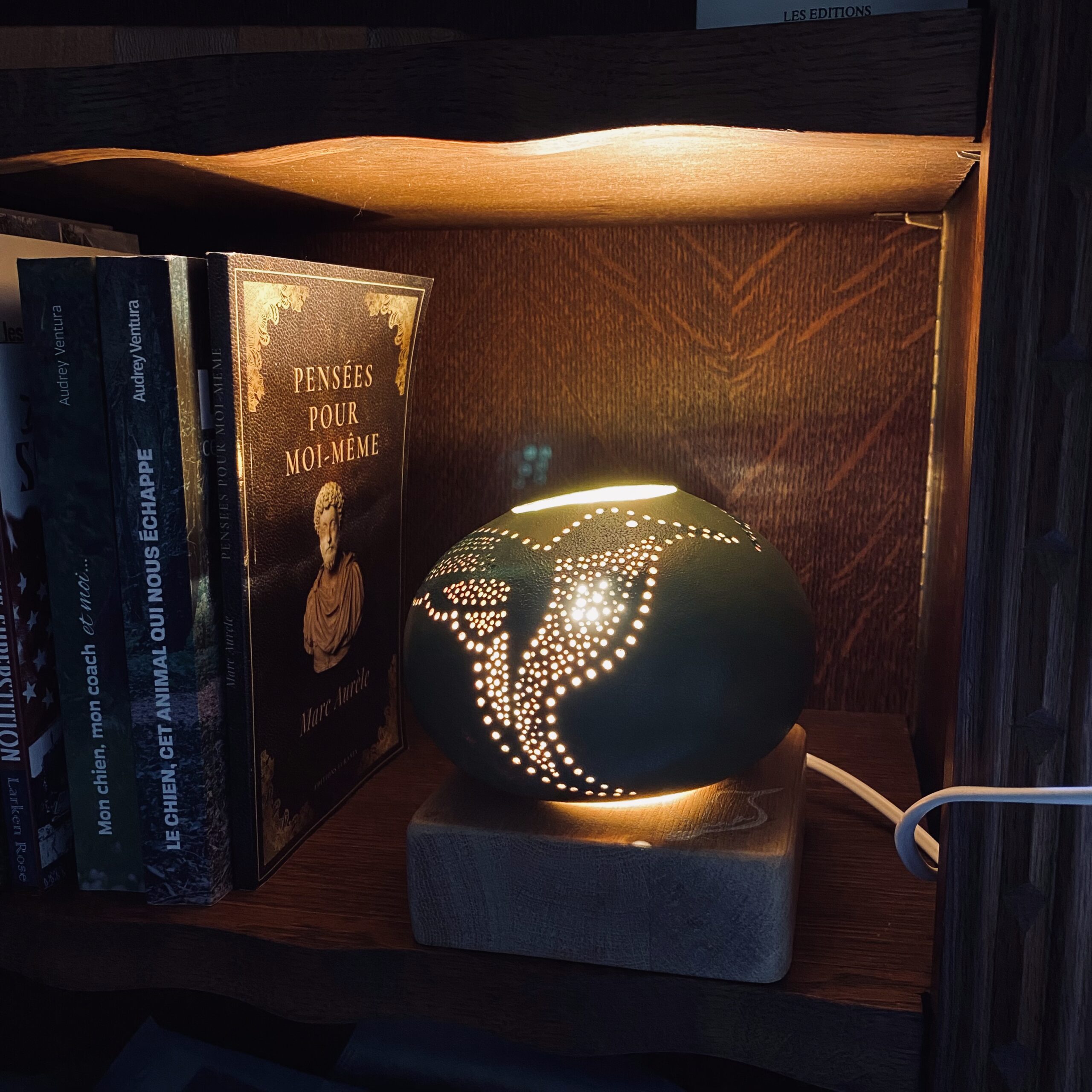 Petite - Motif colibri - tons de vert