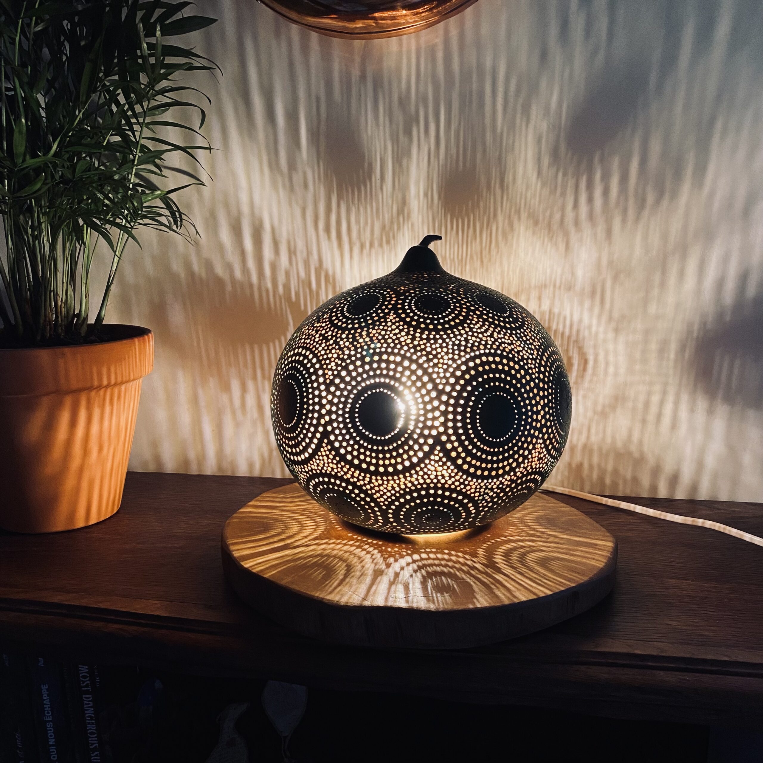 Grande – Motifs circulaires – Différents tons de vert – Image 5