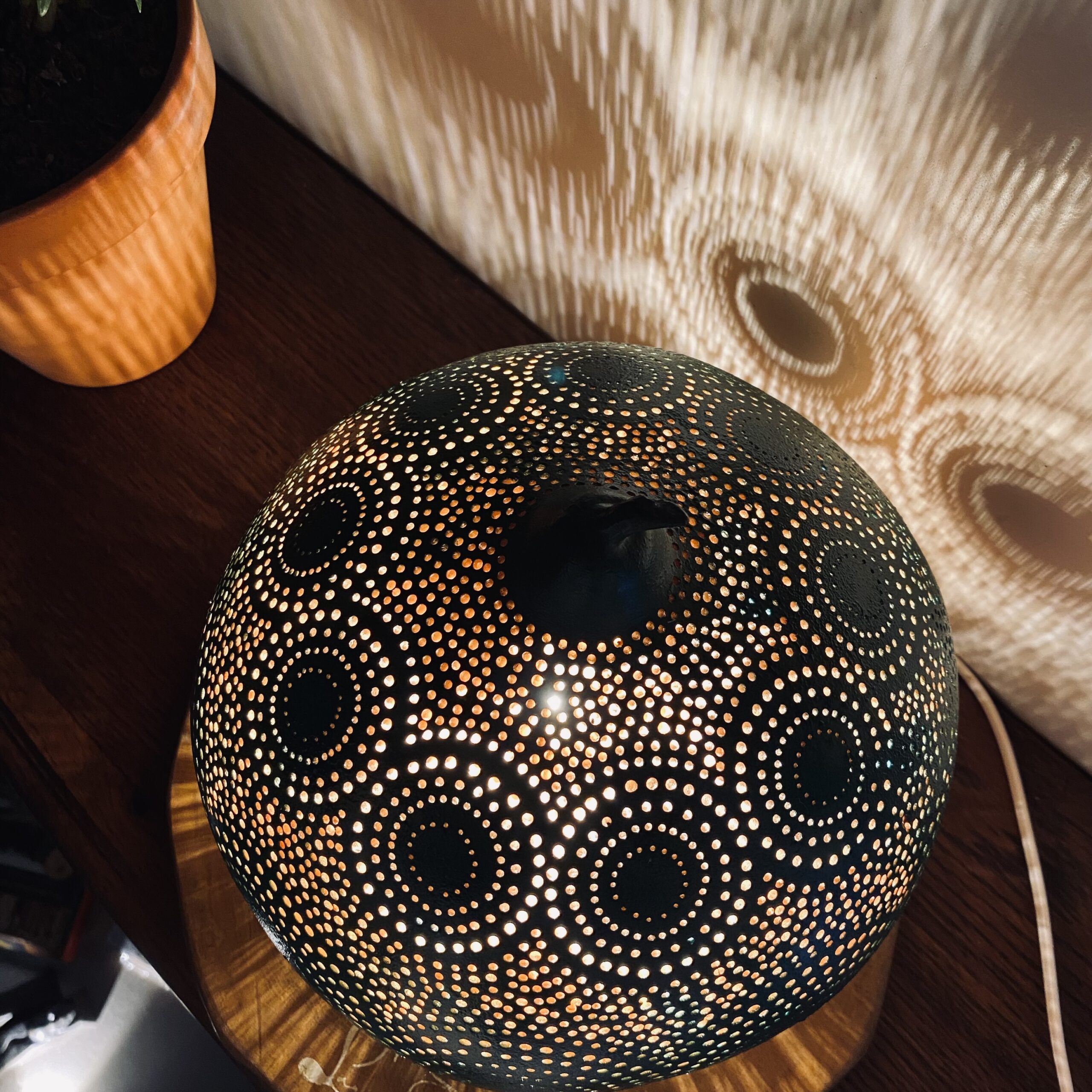 Grande – Motifs circulaires – Différents tons de vert – Image 7