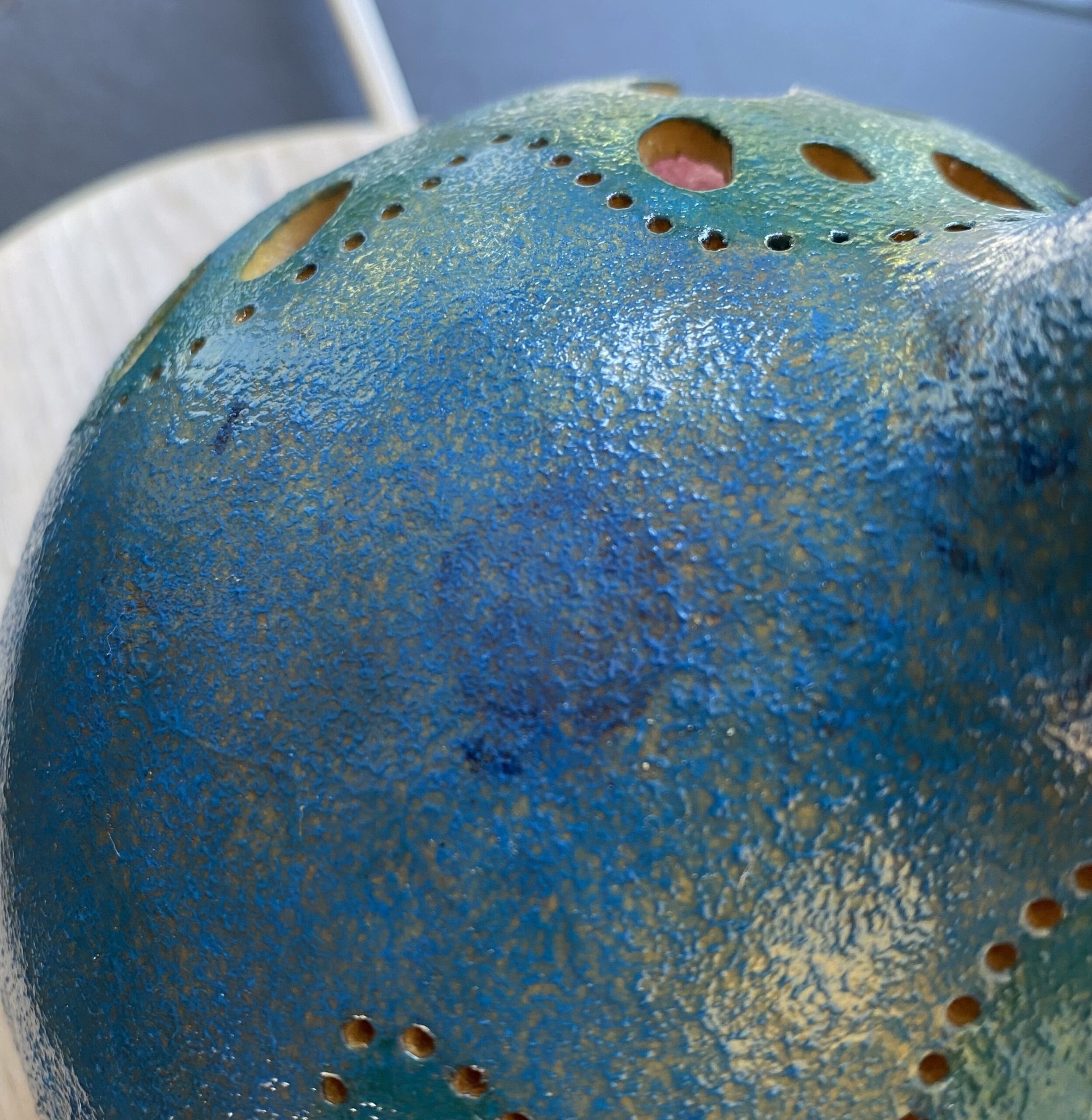 Petite - Motifs papillons - Bleu turquoise et rose – Image 6