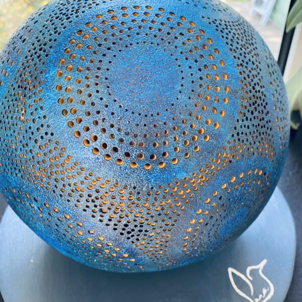 Grande - Motifs circulaires - Bleu Nuit – Image 9