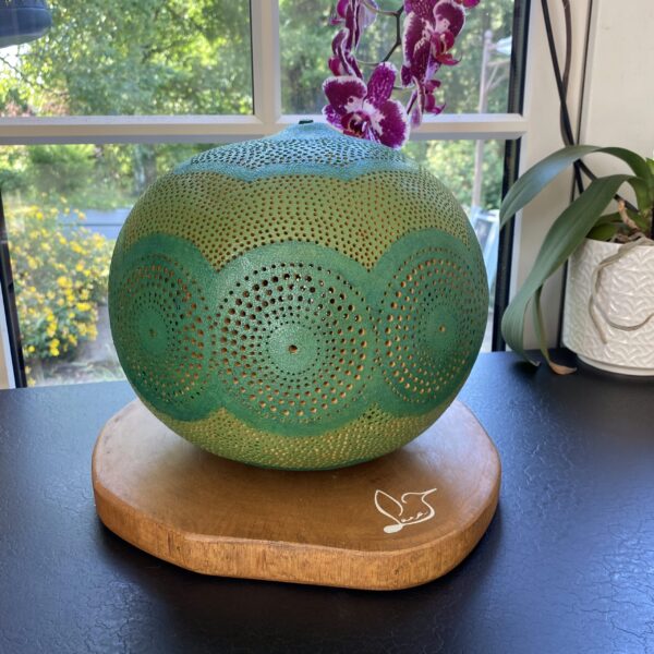 Grande - Motifs circulaires - Vert clair et foncé – Image 7