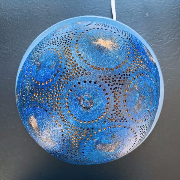 Moyenne - Motifs Circulaires - Bleue Nuit/Cuivre – Image 7