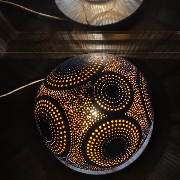 Grande - Motifs circulaires - Bleu Nuit – Image 6