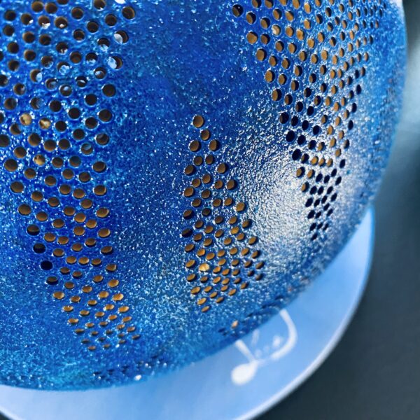 Grande - abstraction géométrique - bleu outremer – Image 10