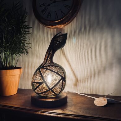 Moyenne - Motifs triangulaires - différents tons de vert