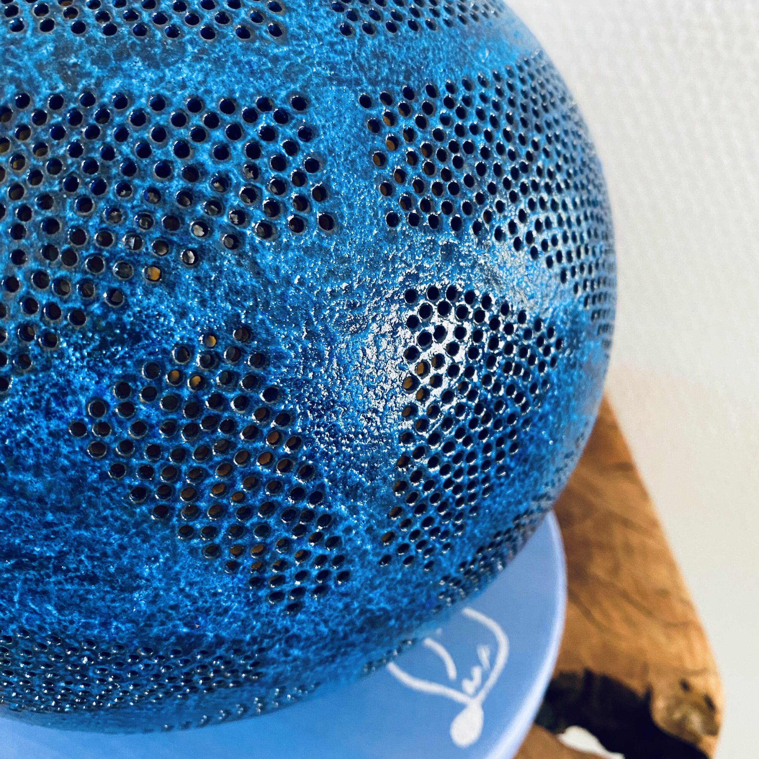 Grande - Abstraction géométrique - Bleu outremer et bleu cobalt – Image 3