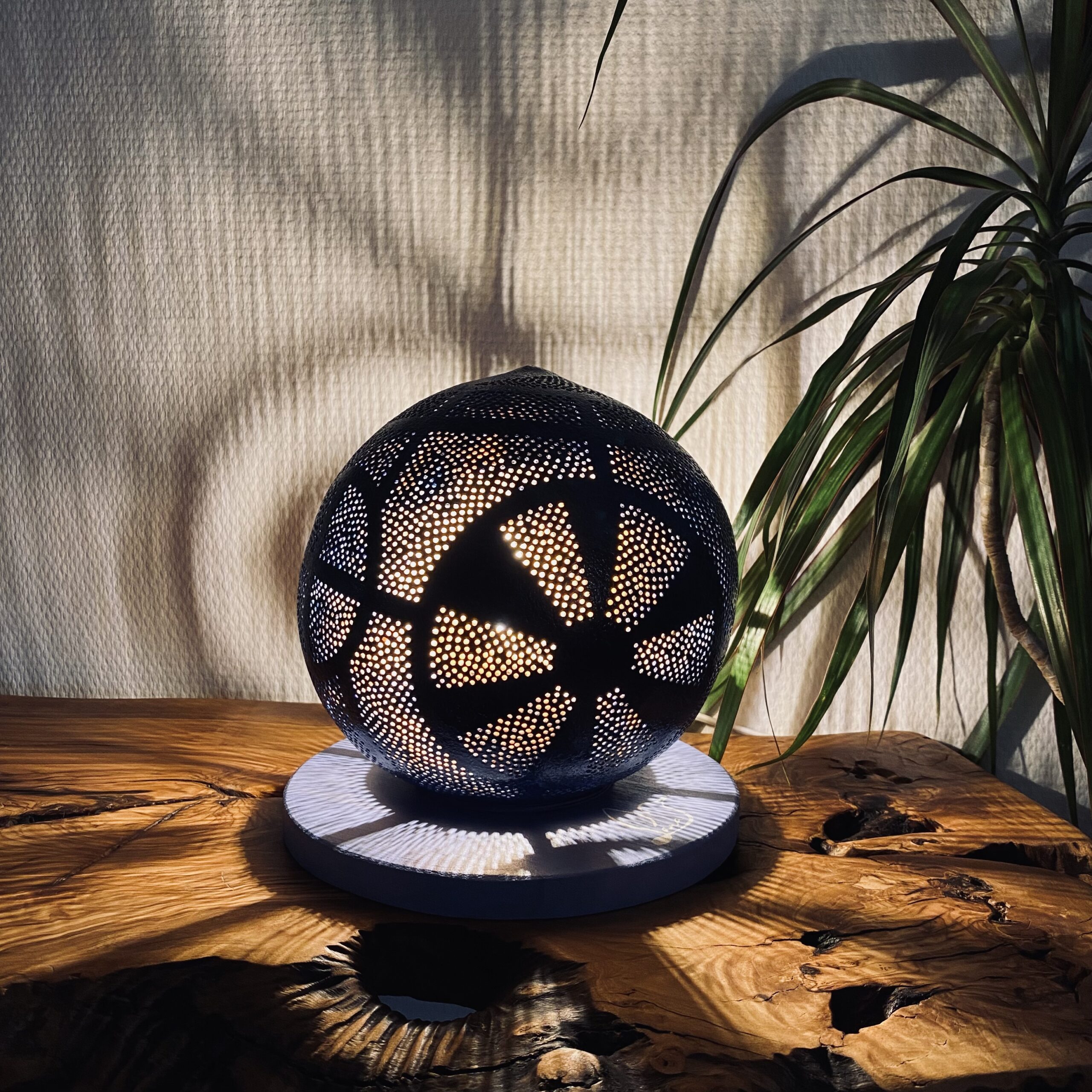 Grande - Abstraction géométrique - Bleu outremer et bleu cobalt