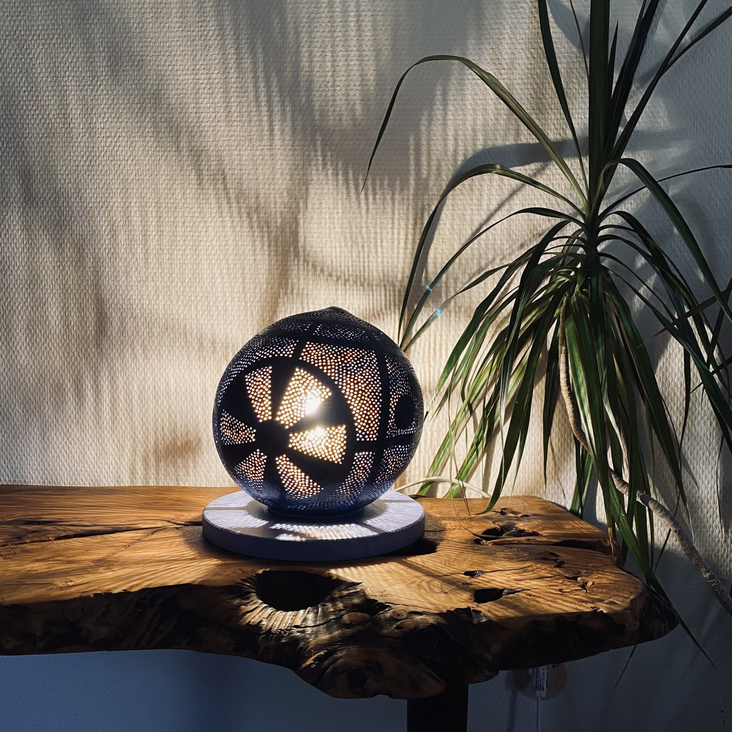 Grande - Abstraction géométrique - Bleu outremer et bleu cobalt – Image 7