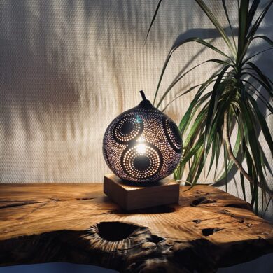 Moyenne - Motifs circulaires - bleu foncé