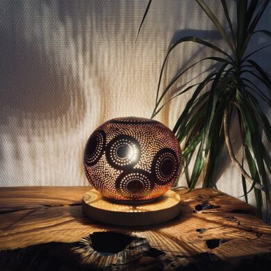 Moyenne - motifs circulaires - rouge indien