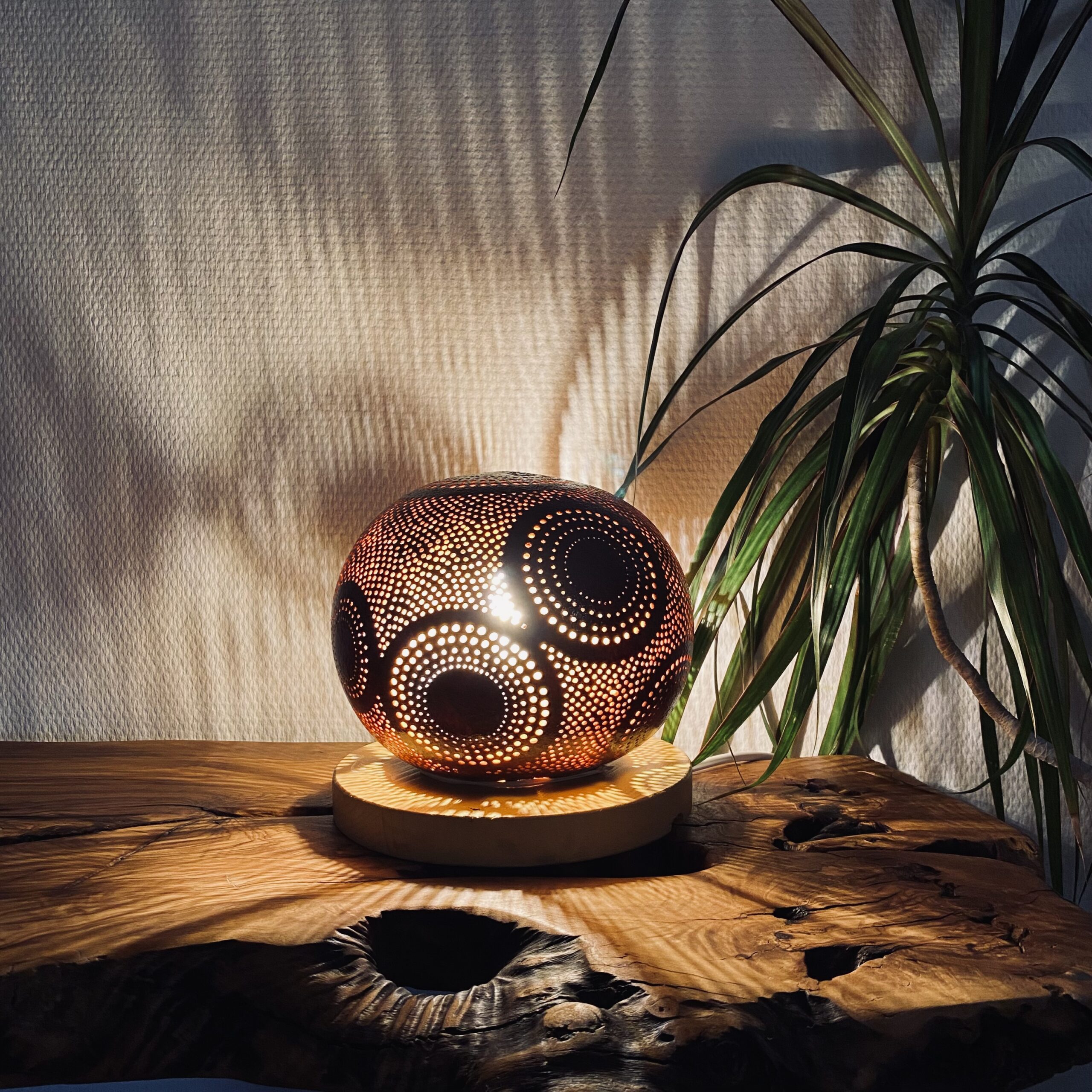 Moyenne - motifs circulaires - rouge indien – Image 2